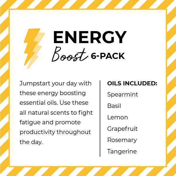 Aroma Foundry – wholesale Essential oil – Energy Boost Essential Oils - Pack of 62