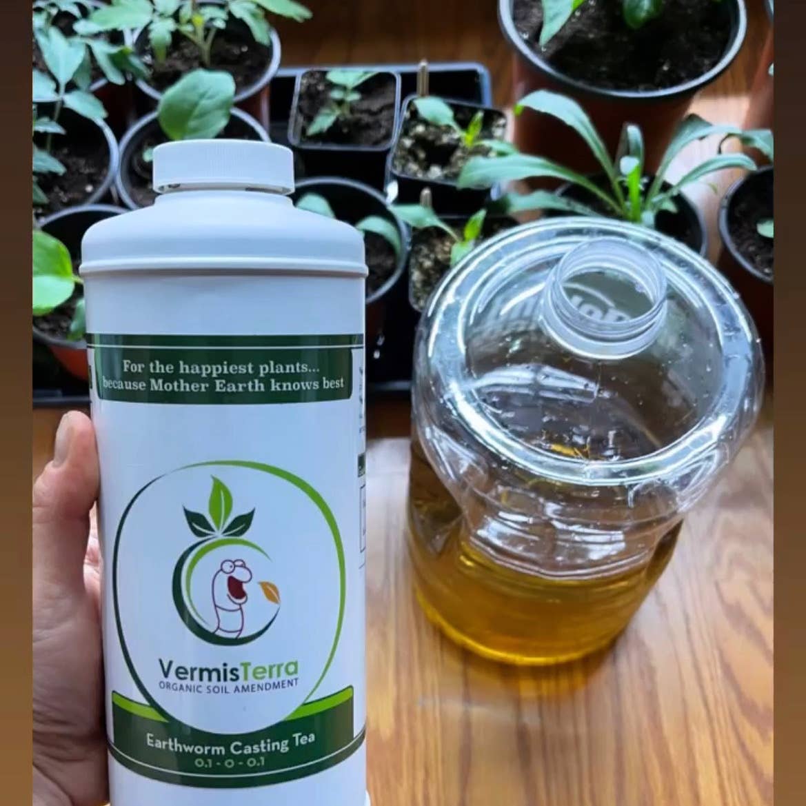 VermisTerra - Wholesale Planting/potting soil - VermisTerra Earthworm Casting Tea - 32 oz2