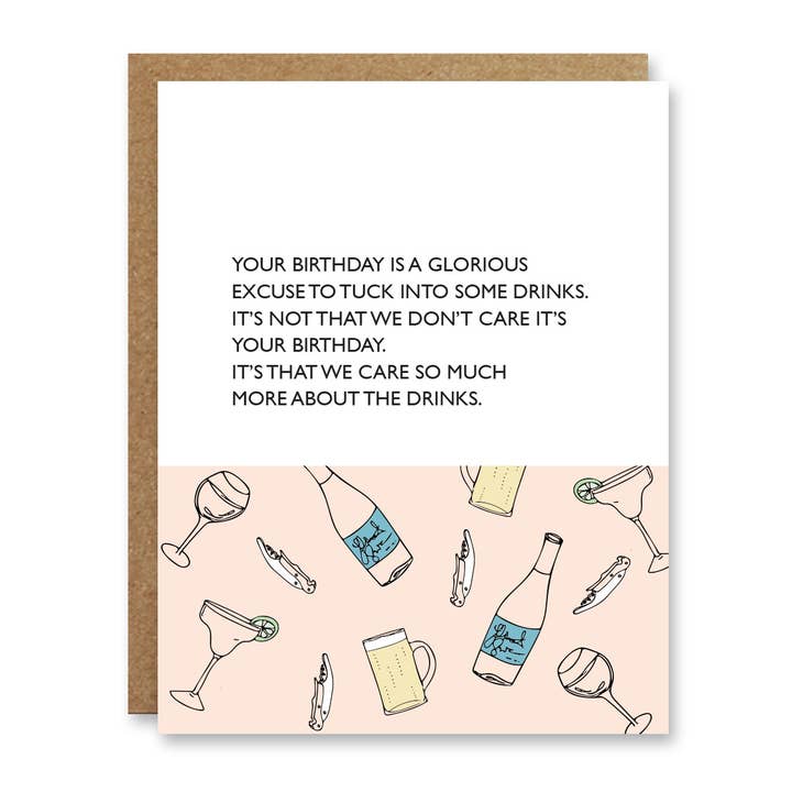 Glorious Excuse Card for wholesale by Boo To You