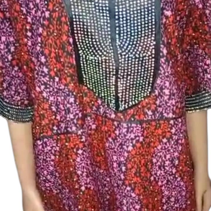 All-star design Udsmykket Ankara Boubou kjole for engroshandel hos SimplyBeautiful Fashions