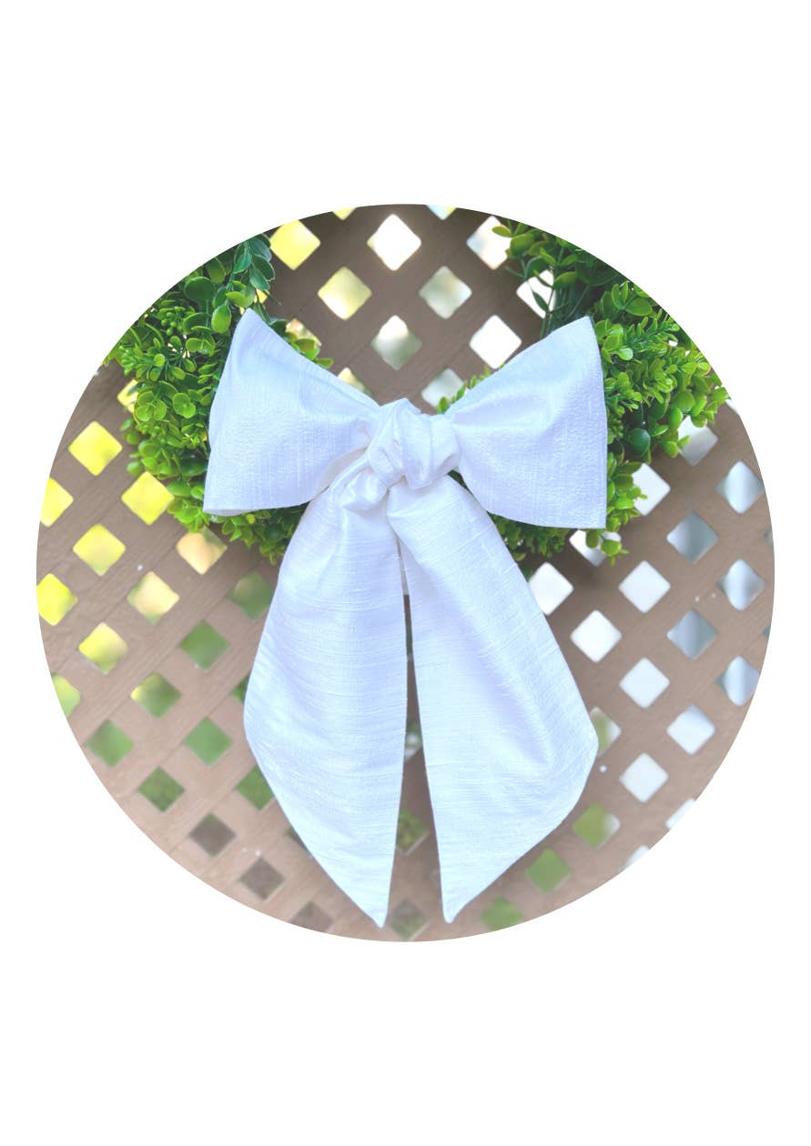 THE ROYALTY COLLECTION - Wholesale Wreath - Indian Silk Dupioni Sash3