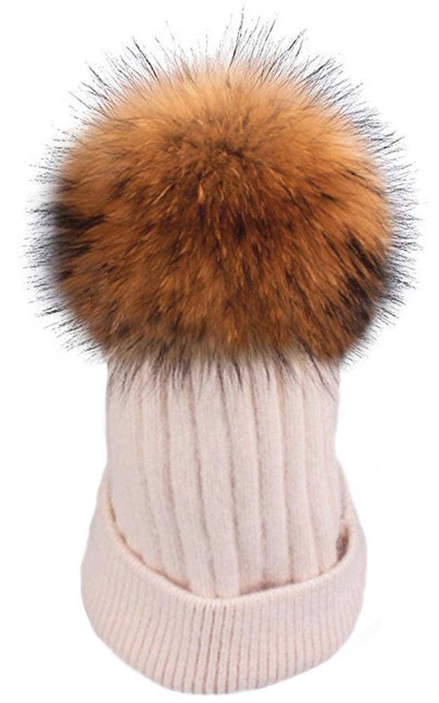 Embellish Your Life - Wholesale Beanie - Women's - Authentic Fur Pom Beanie0