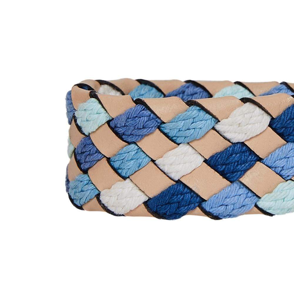 Blueberry Pet – wholesale Halsband - Hund – Flätat hundhalsband i fullnarvat läder, 2 färger10