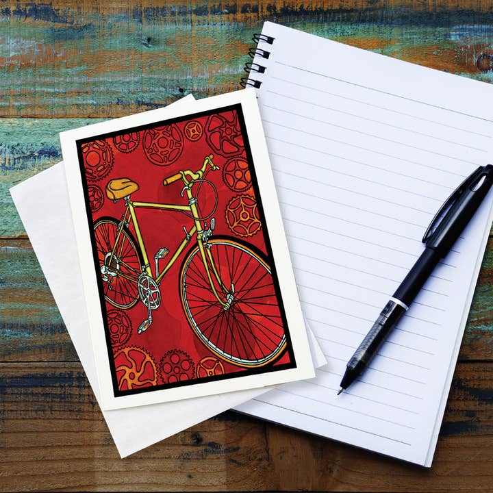 Greeting Card Bicycle and other Purchase Wholesale bike frame parts. Free Returns & Net 60 Terms on Faire trending on Faire.