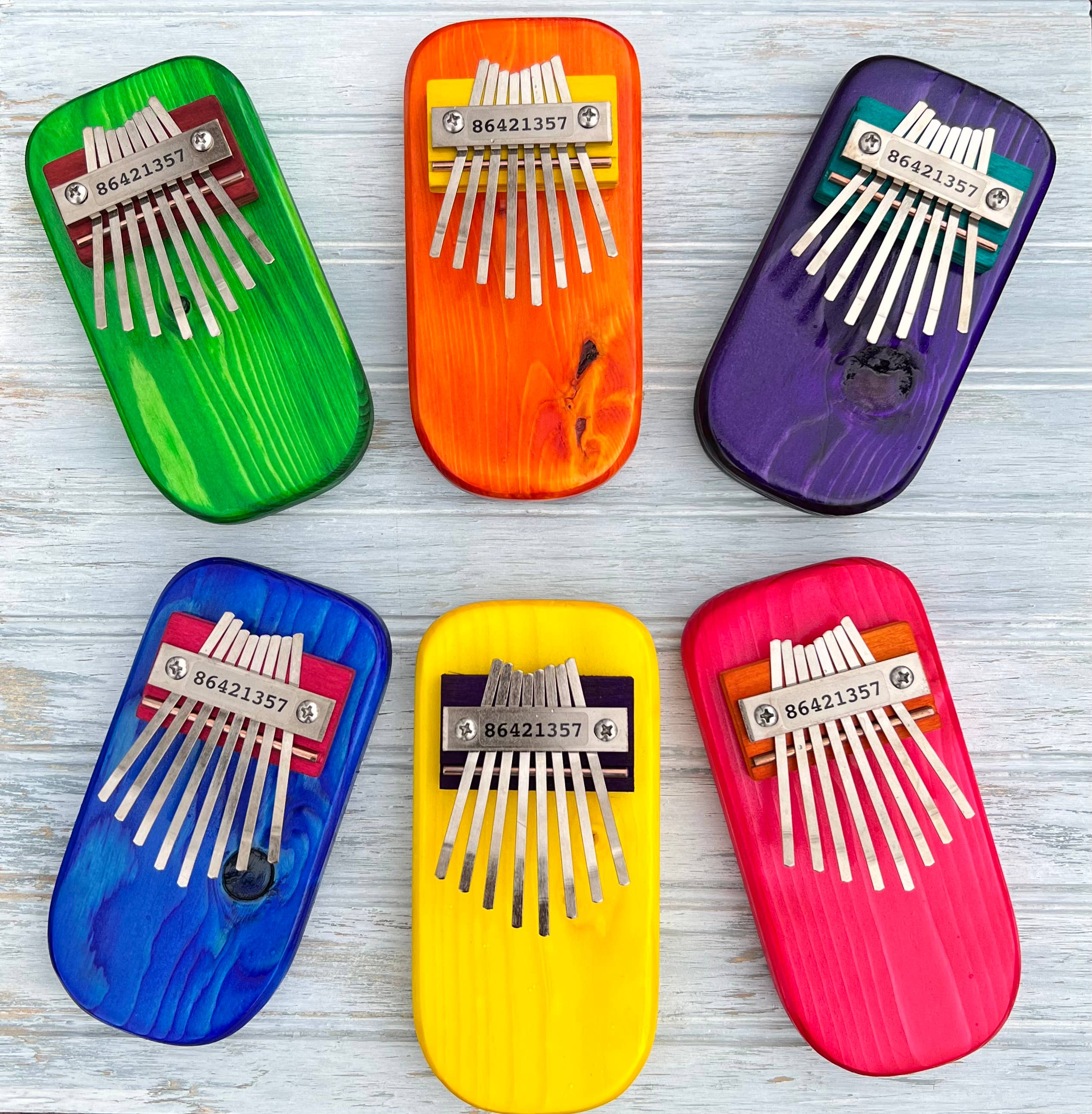 Mountain Melodies LLC - Wholesale Musical Instrument - Color Pine Thumb Piano3