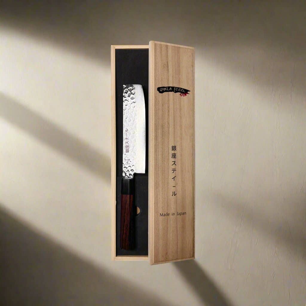 Ginza Steel - Wholesale Kitchen/Utility Knife - Tsumugi 180 - Nakiri Knife 165mm3