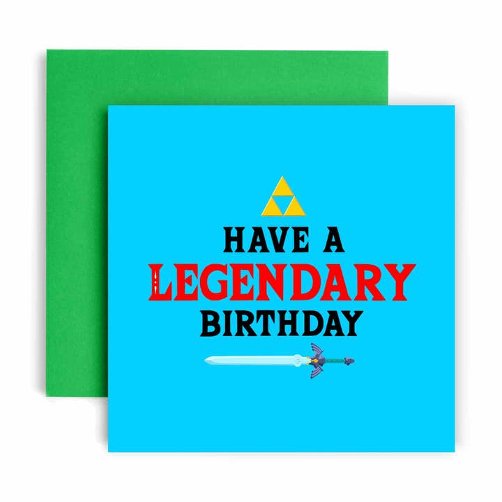 Carte d'anniversaire Legendary Gaming pour la vente par Huxters