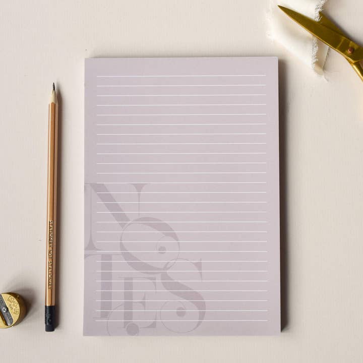 Elegant, Minimalistic A5 Notepad for wholesale by Jennifer Tune
