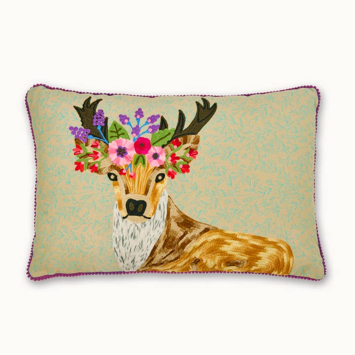 Pillow cover Deer for wholesale by by Vivi.