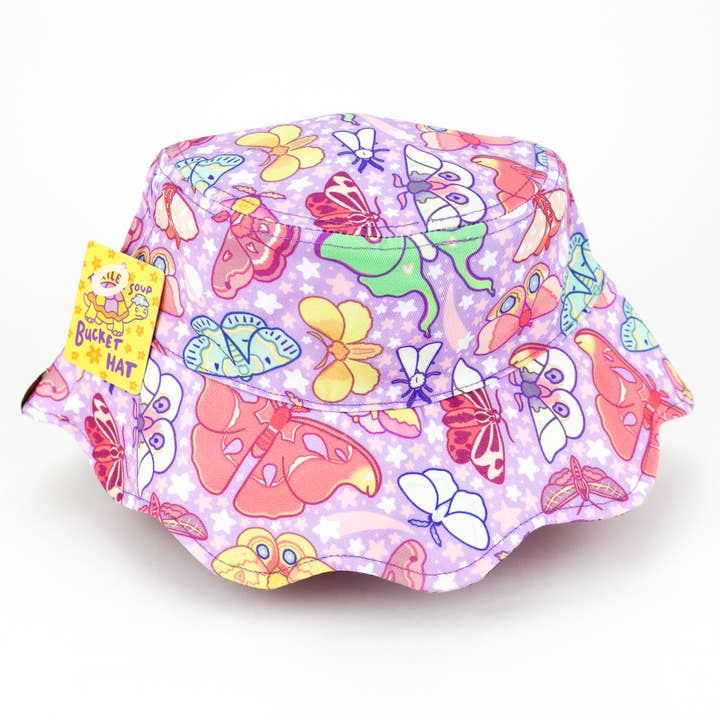 Turtle's Soup - Wholesale Bucket Hat - Women's - Butterfly x Moth Reversible Bucket Hat1