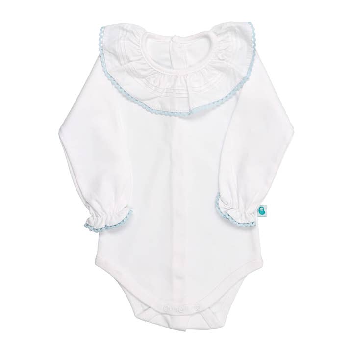 Bean Baby Clothes - Wholesale Bodysuit (Non-Footed) - Baby - Cotton Baby Bodysuit Onesie with Greek Lace Collar4