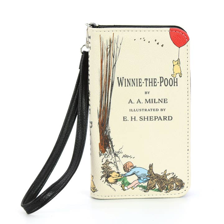 Winnie the Pooh Book Wallet in Vinyl for wholesale by COMECO INC