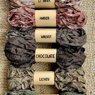 RiverHaus - Wholesale Ribbon - Gift Wrapping - Crinkled Ribbon Assorted Taupes