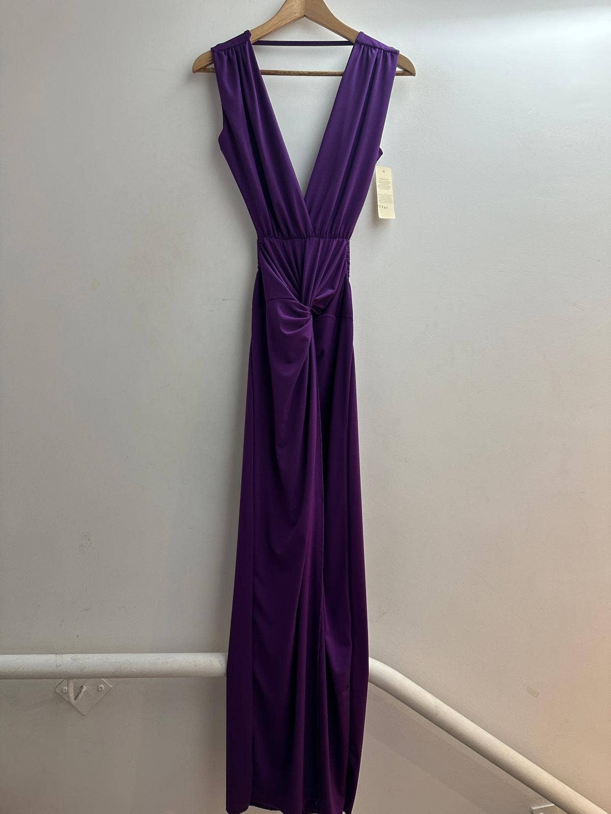 LORIANE – wholesale Dress – Women's – 5997 Plain long dress with open back one size7