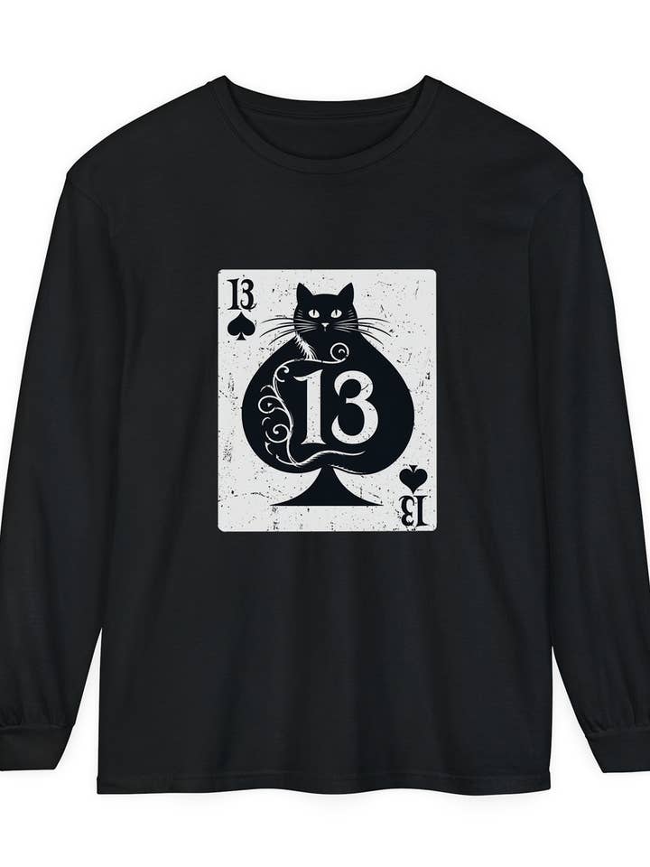 Lucky 13 - Långärmad T-shirt för wholesale av Running With Wolves