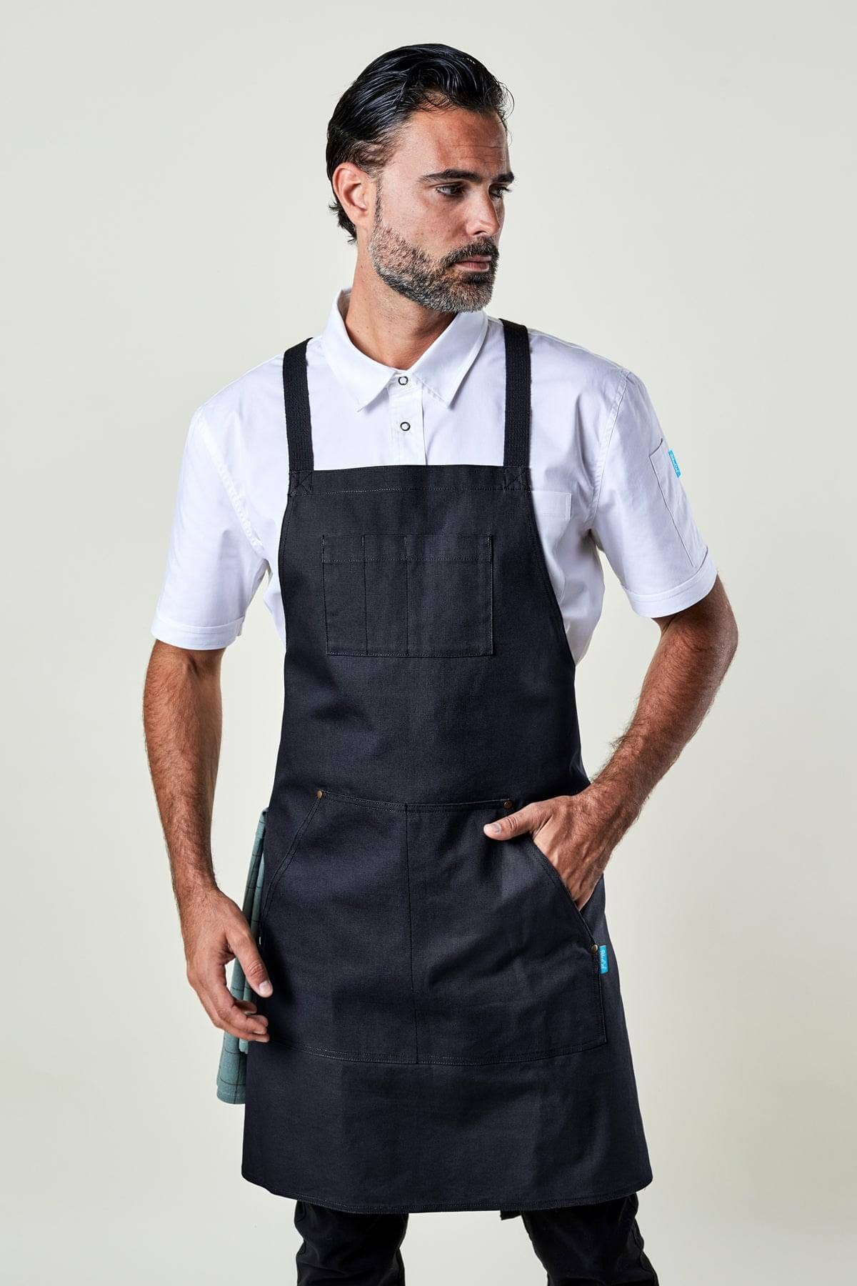 BlueCut - Wholesale Apron - Dover Cross Back Apron-Canvas2
