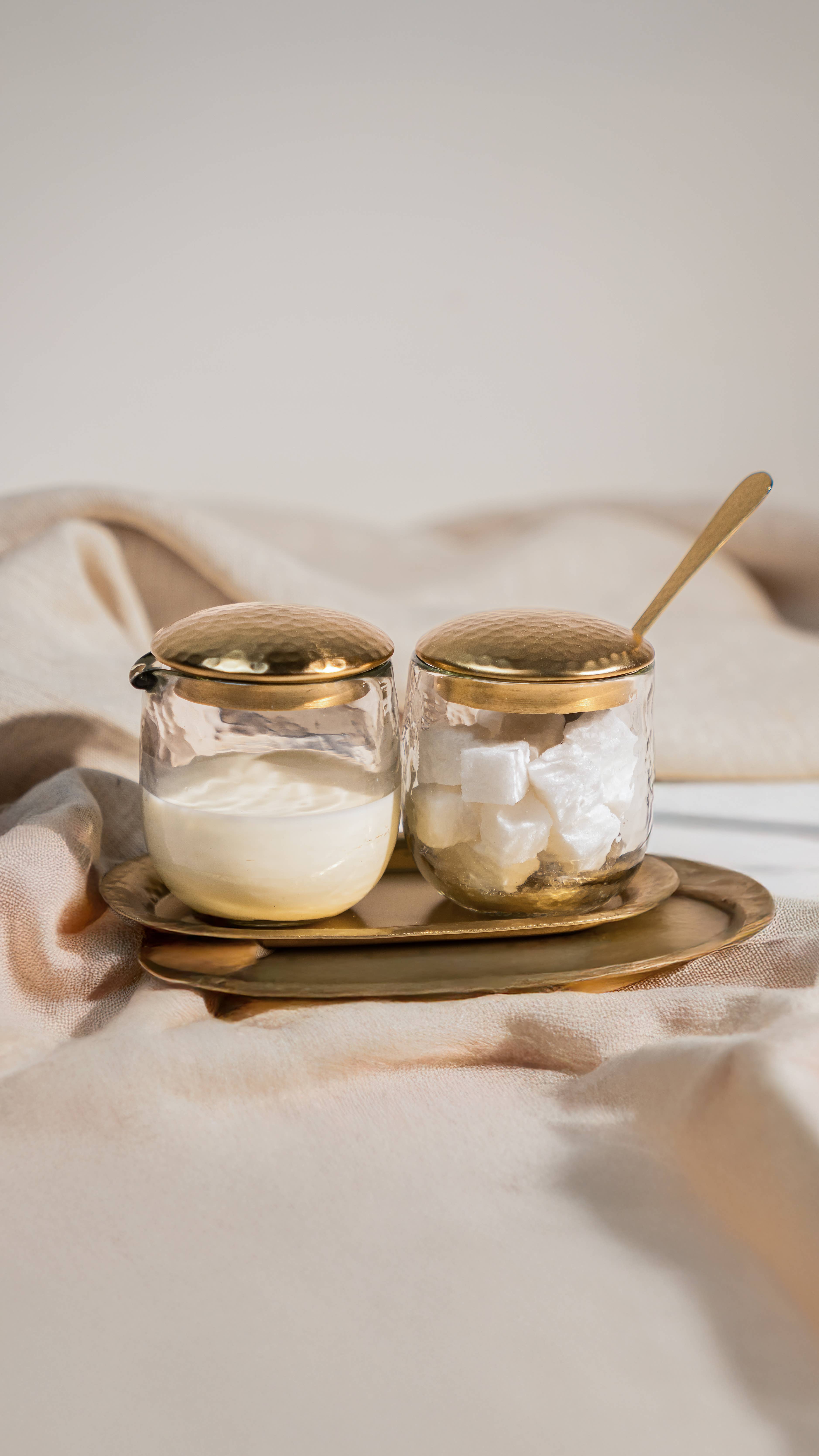 The Collective - Wholesale Tea Set - Pebbled Sugar and Creamer Set2