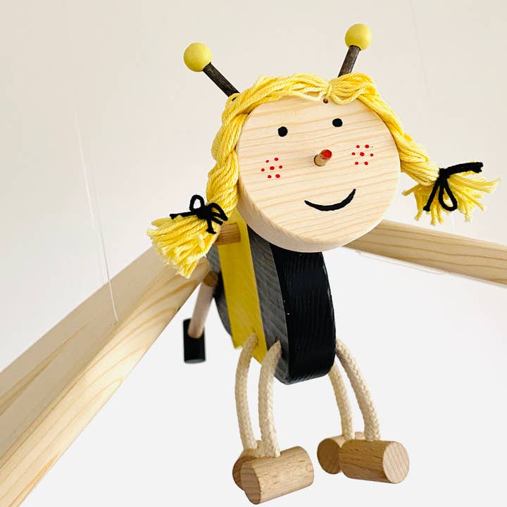 Mrozci – Großhandel Baby-Mobile – Fliegende Biene Baby Mädchen Kinderzimmer aus Holz Mobile