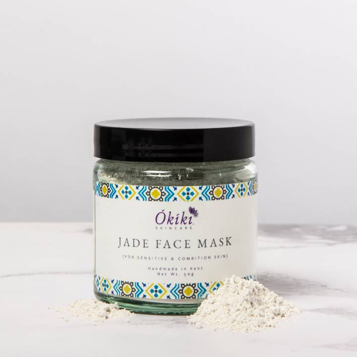 Pó de máscara facial de jade por atacado de Okiki Skincare