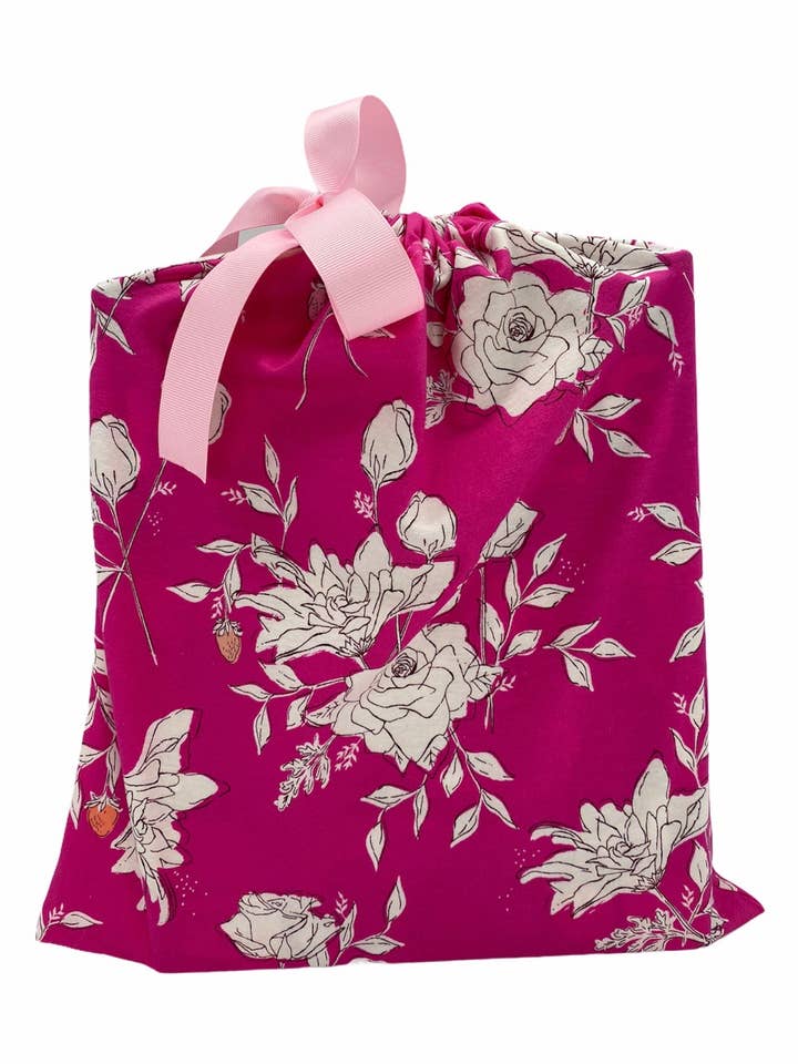 Medium Bloom & Strawberries gift bag for wholesale by Good Goods Store