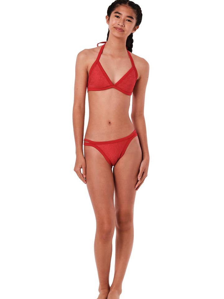 The Little - Red Glitter Bikini Set for wholesale by Submarine