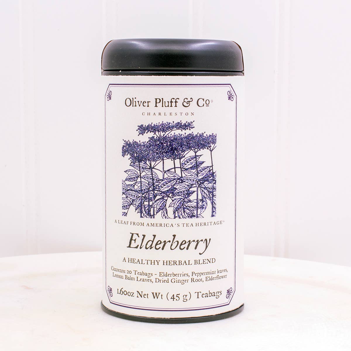 Oliver Pluff & Company - Wholesale Tea Bags - Elderberry - 20 Teabags in Signature Tea Tin2