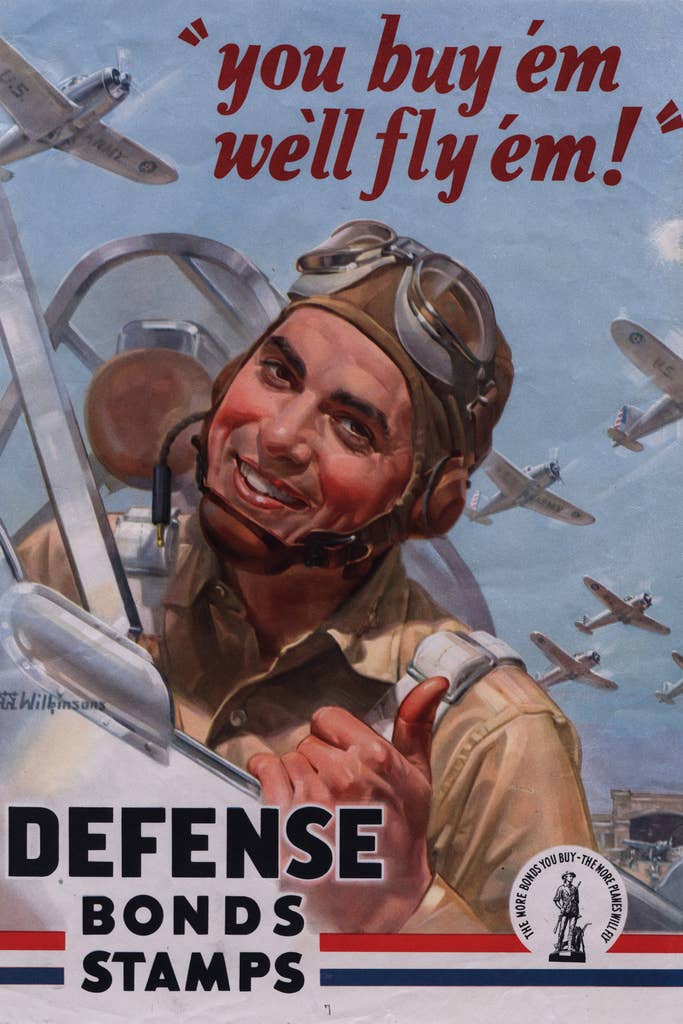 Multicolore Propaganda di guerra WPA Acquistali bene, noi li faremo volare Buoni di difesa Francobolli Arte murale in vendita all'ingrosso su Faire0