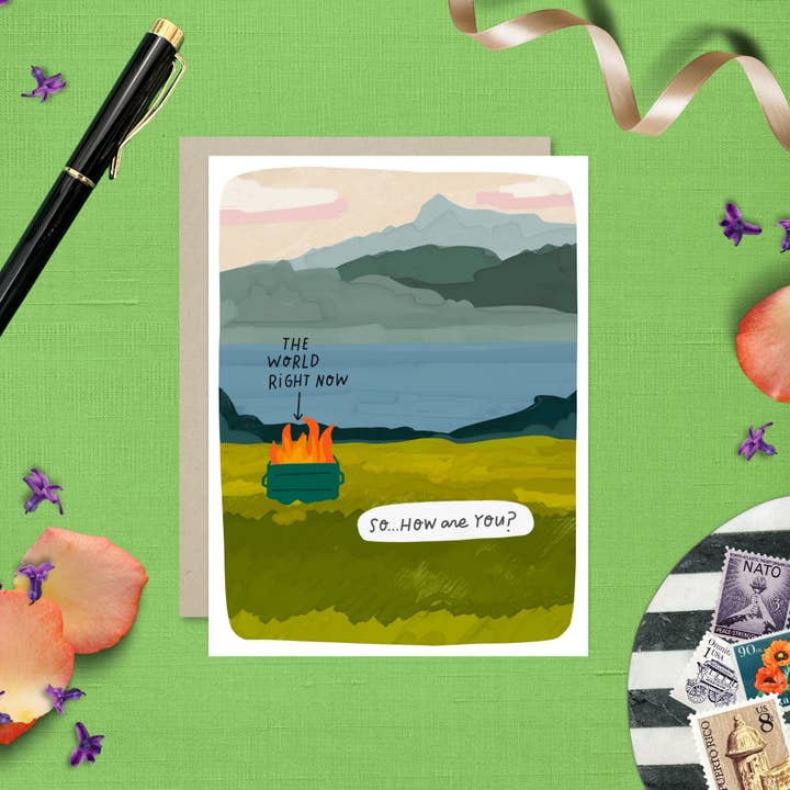 Barone and Co. - Wholesale Everyday Greeting Card - The World Right Now Card2