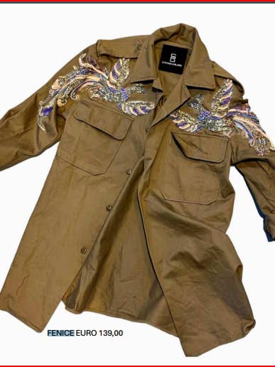 Phoenix Mantel von Stefano Ghilardi für den Großhandel von Stefano Ghilardi