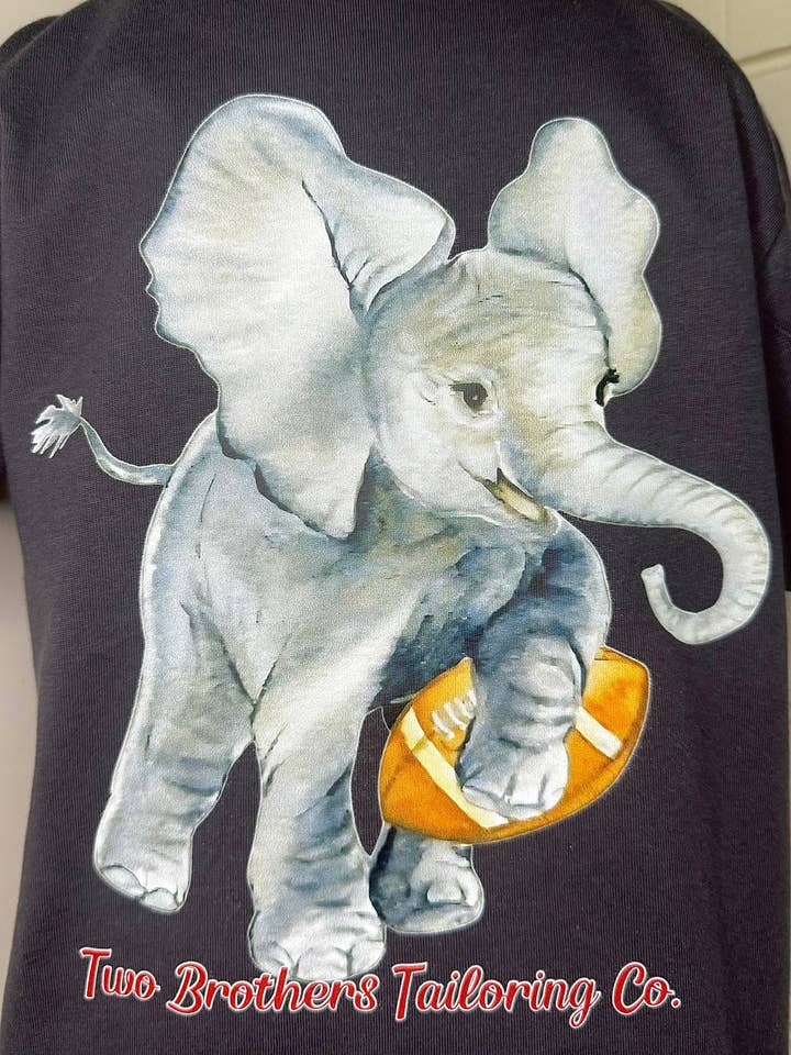 Two Brothers Tailoring Co. - Wholesale Screen Printed T-Shirt - Kids - Elephant Tee