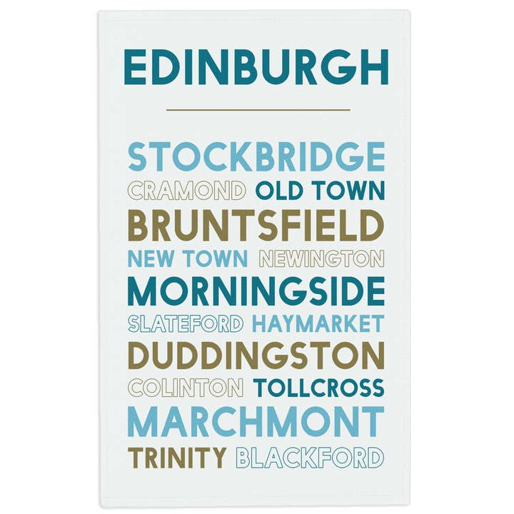 Edinburgh Tea Towel for wholesale by Ingletop