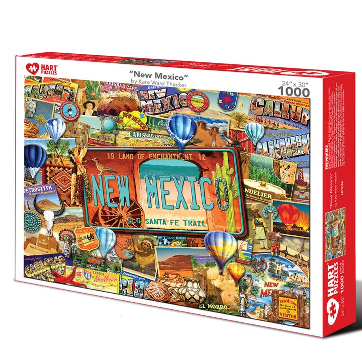 Hart Puzzles - Wholesale Puzzle - Adult - New Mexico by Kate Ward Thacker0