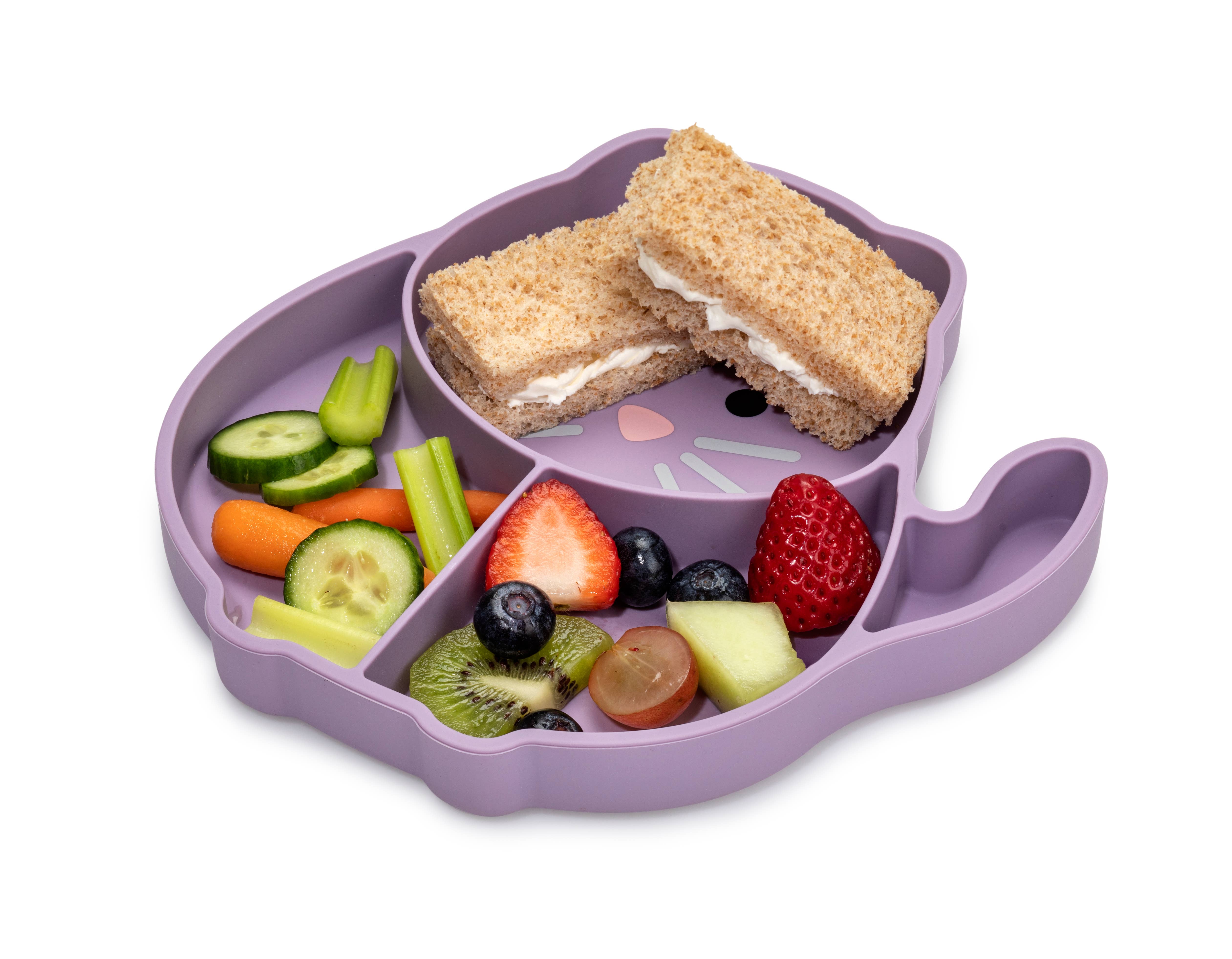 melii - Vente Assiette – enfant et bébé - Assiette à ventouse divisée en silicone13