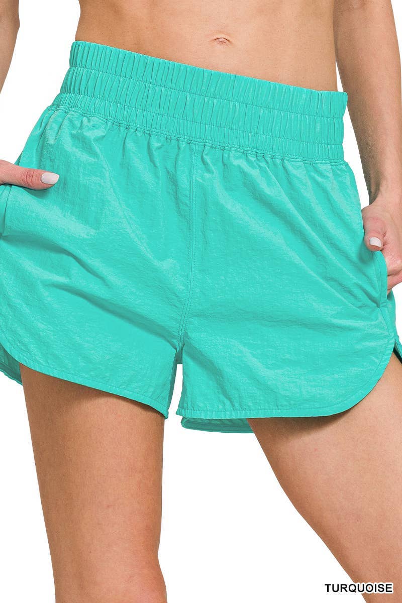 Vanilla Monkey – wholesale Träningsshorts – Dam – Windbreaker-löparshorts med resår i midjan5