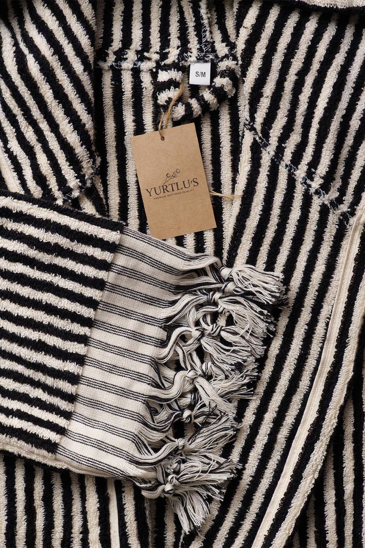 YURTLUS - Wholesale Robe - Women's - Unique 100% Cotton Pockets Bathrobe, Bubble Handwoven Robe61