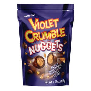 L&F Universal Goods - Wholesale Chocolate Covered Sweets - Violet Crumble Milk Chocolate Nuggets 8/4.76OZ0