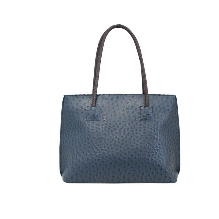 22 Tote - Wholesale Tote Bag - Women's - Lightweight Ostrich Zippered Tote Bag16