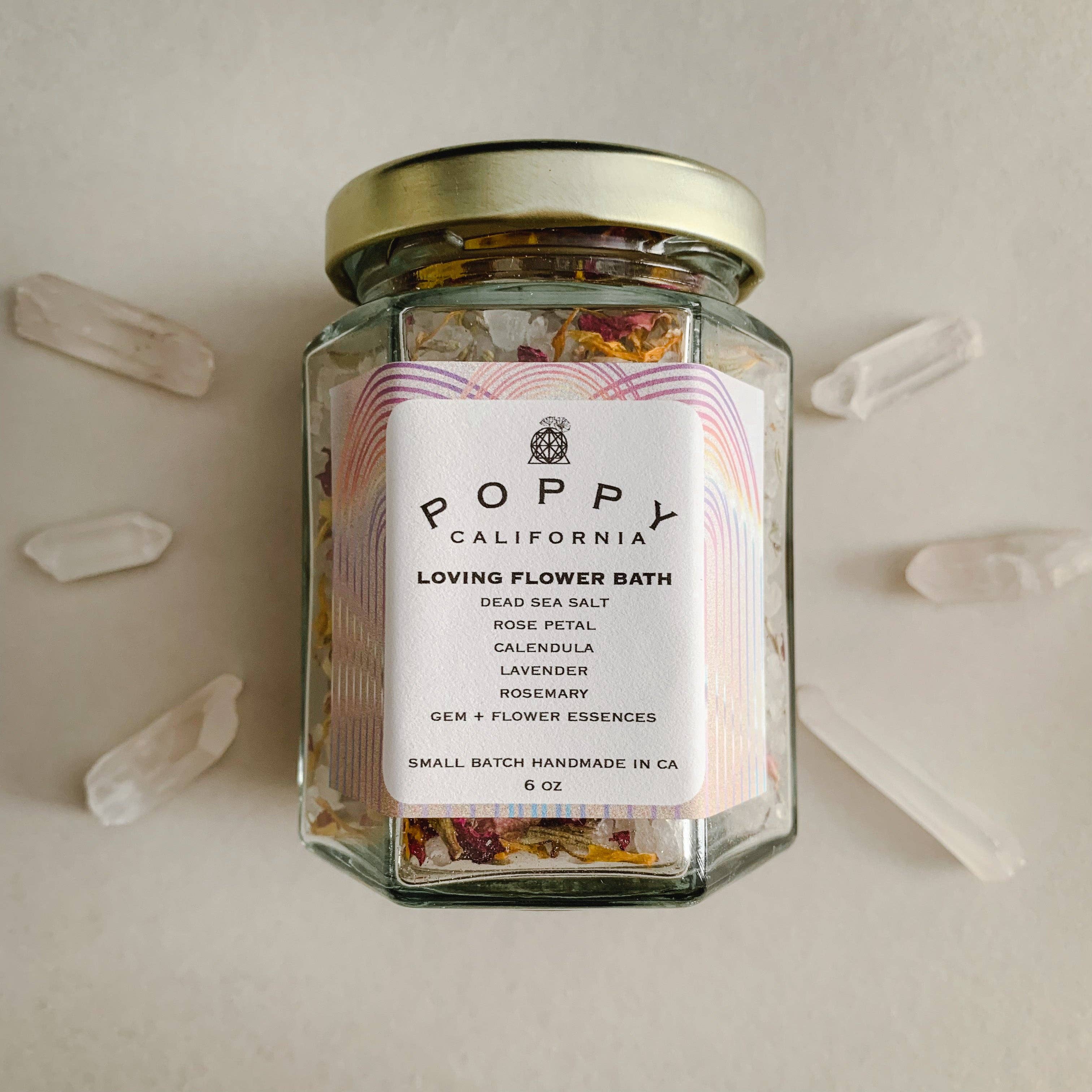 Poppy California - Wholesale Bath Salts - Loving Flower Bath Salt Jar1
