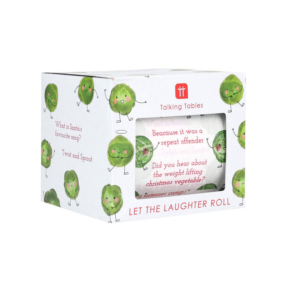 Talking Tables EU - Wholesale Toilet Paper - Sprout Toilet Roll | Christmas Gift | Stocking Filler0