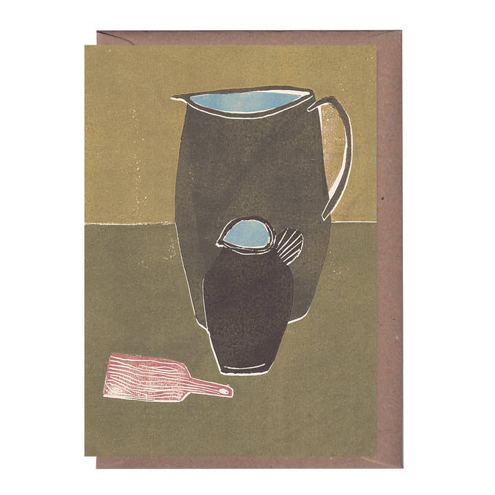 Carte de vœux Water Jugs pour la vente par Luiza Holub