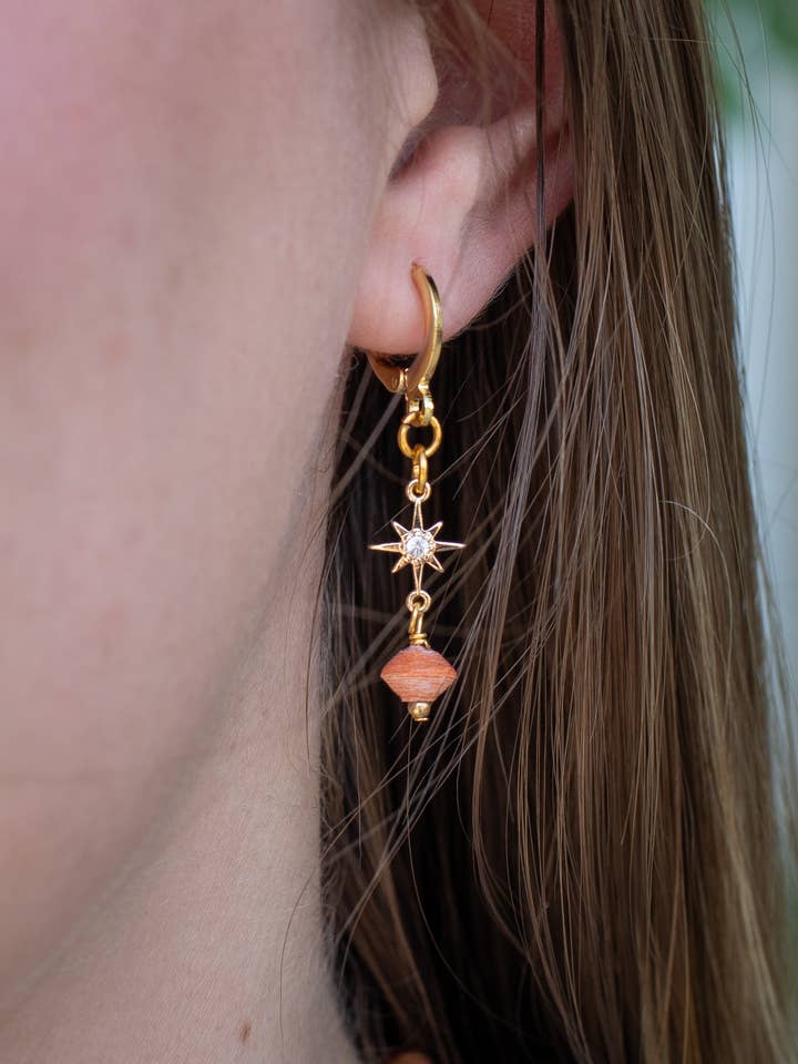 Colorfully Charmed Earrings for wholesale by The Bead Project by TWOPU