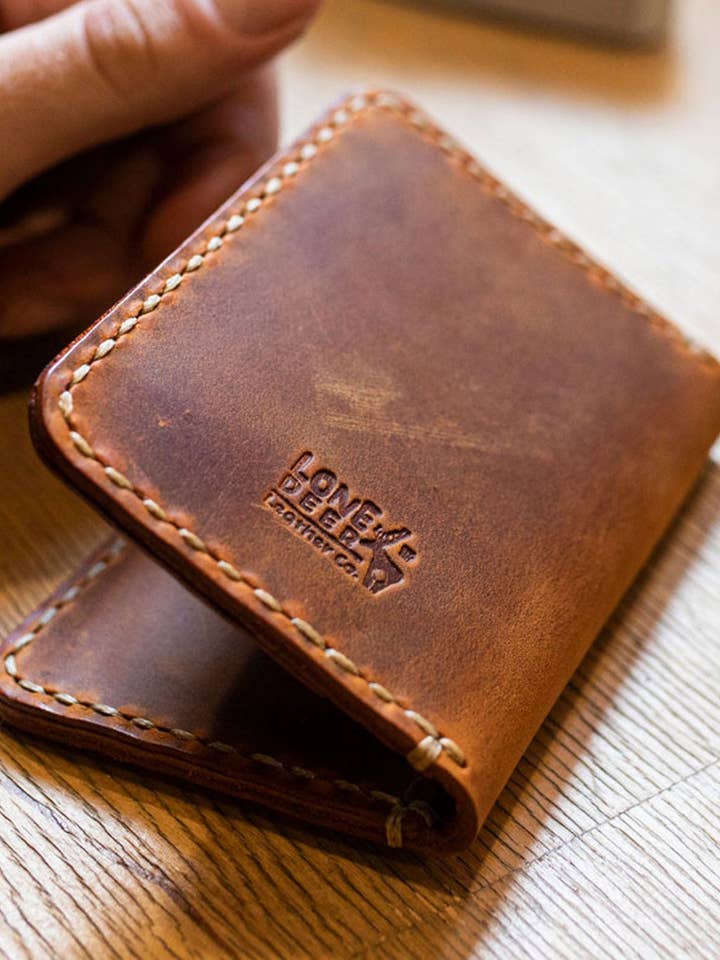 Lone Deer Leather Brigit Slim Wallet for wholesale by Lone Deer Leather