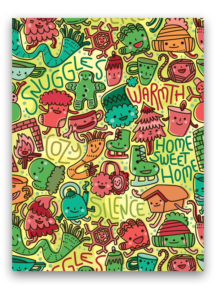 Christmas Greeting Card for wholesale by Chika Ando Illustration