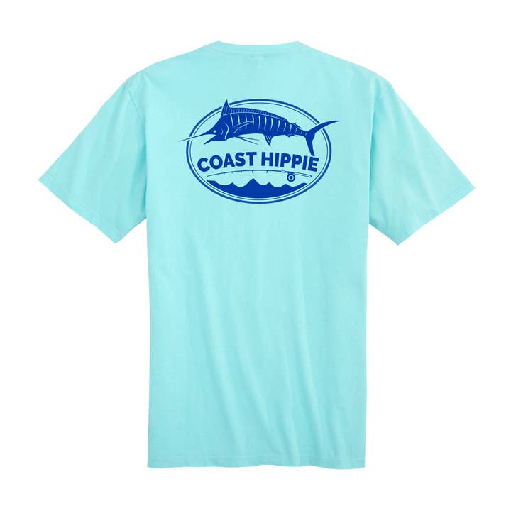 Sailfish Screen Printed Unisex T-Shirt for wholesale by Coast Hippie