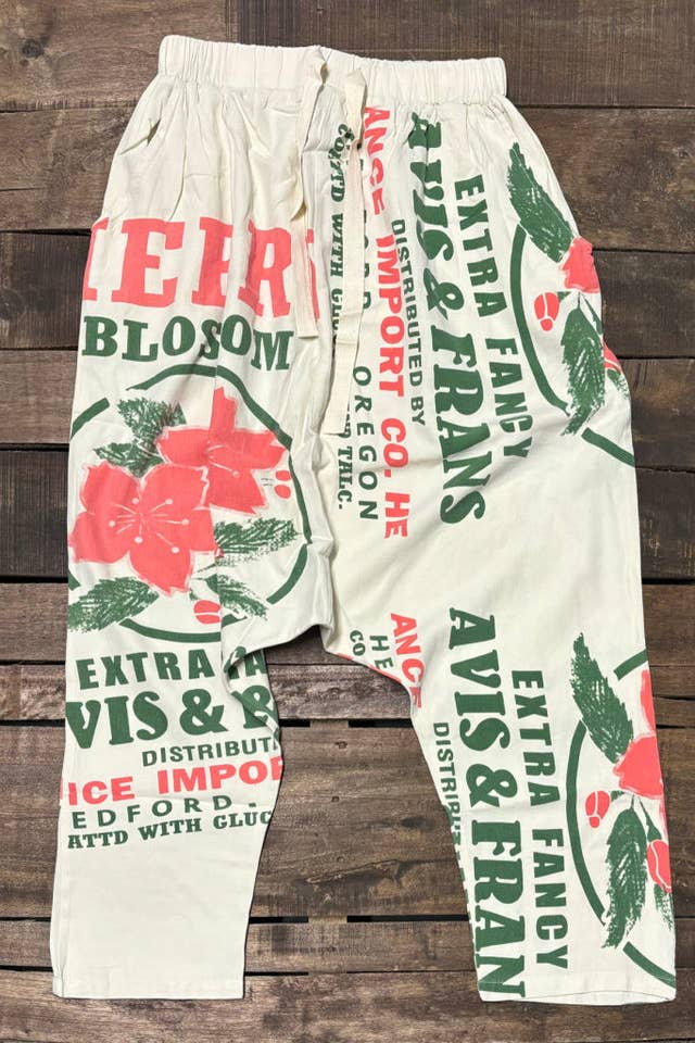 Jaded Gypsy - Wholesale Pants - Women's - Drop On By Pants - Blossom