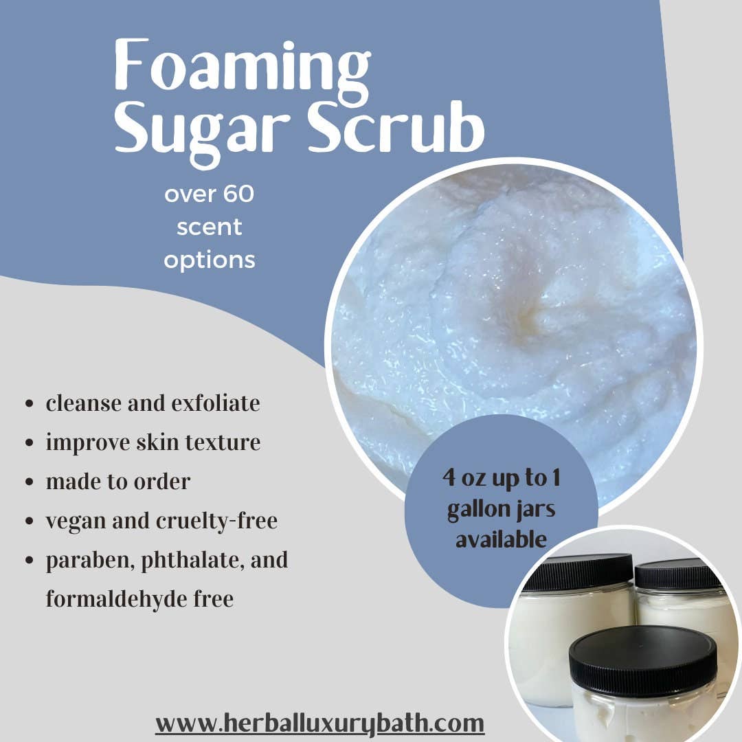 Herbal Love Creations- Luxury Bath and Body - Wholesale Body Balm/Butter - Half Gallon Combo- Body Butter and Sugar Scrub7