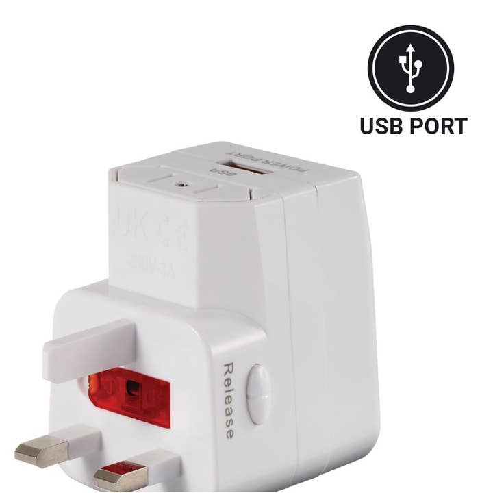 Go Travel - Wholesale Power Adapter - Worldwide Adaptor + USB1