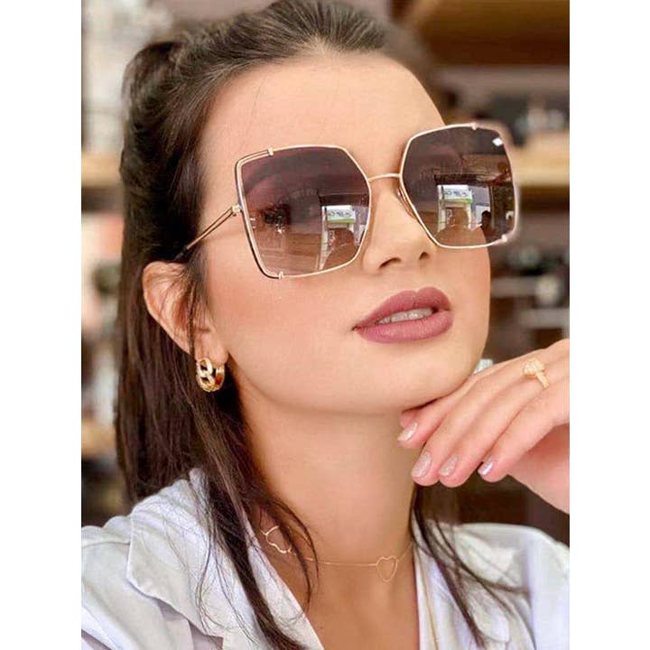 StyleGalX - Wholesale Sunglasses - Women's - Sun-Protection Geometric Sunglasses Accessories