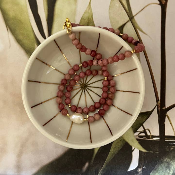 Sandrine France Studio - Wholesale Beaded/Pearl Necklace - Lotus Necklace