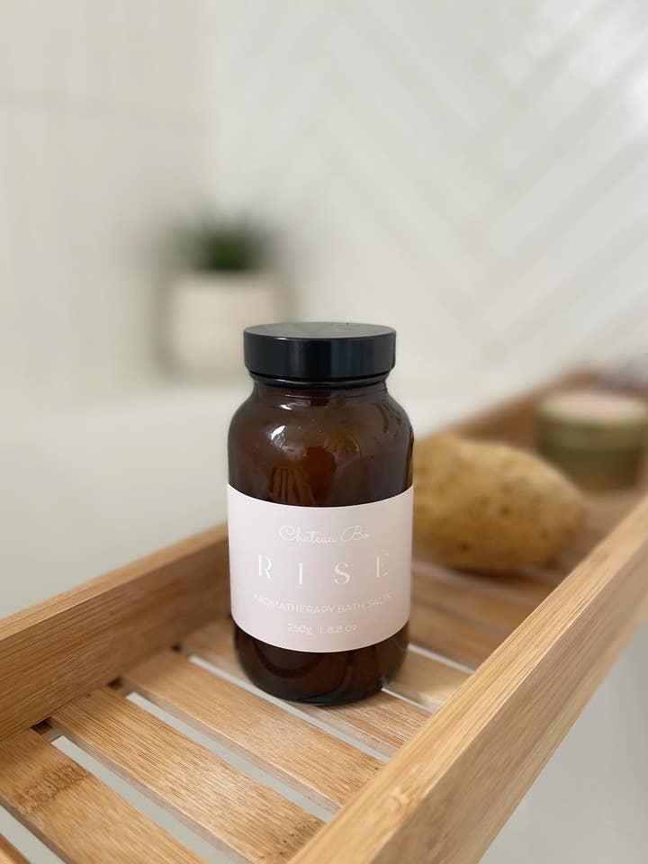 R I S E Bath Salts for wholesale by Chateau Bo